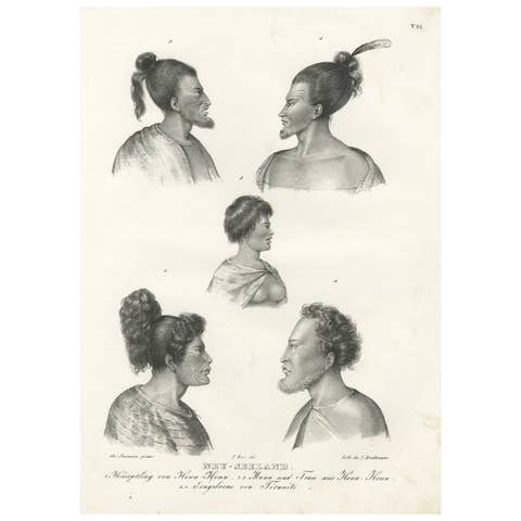 Guardians of Heritage: Maori Chiefs and Families from Hiva Oa and Tewaaiti, 1836