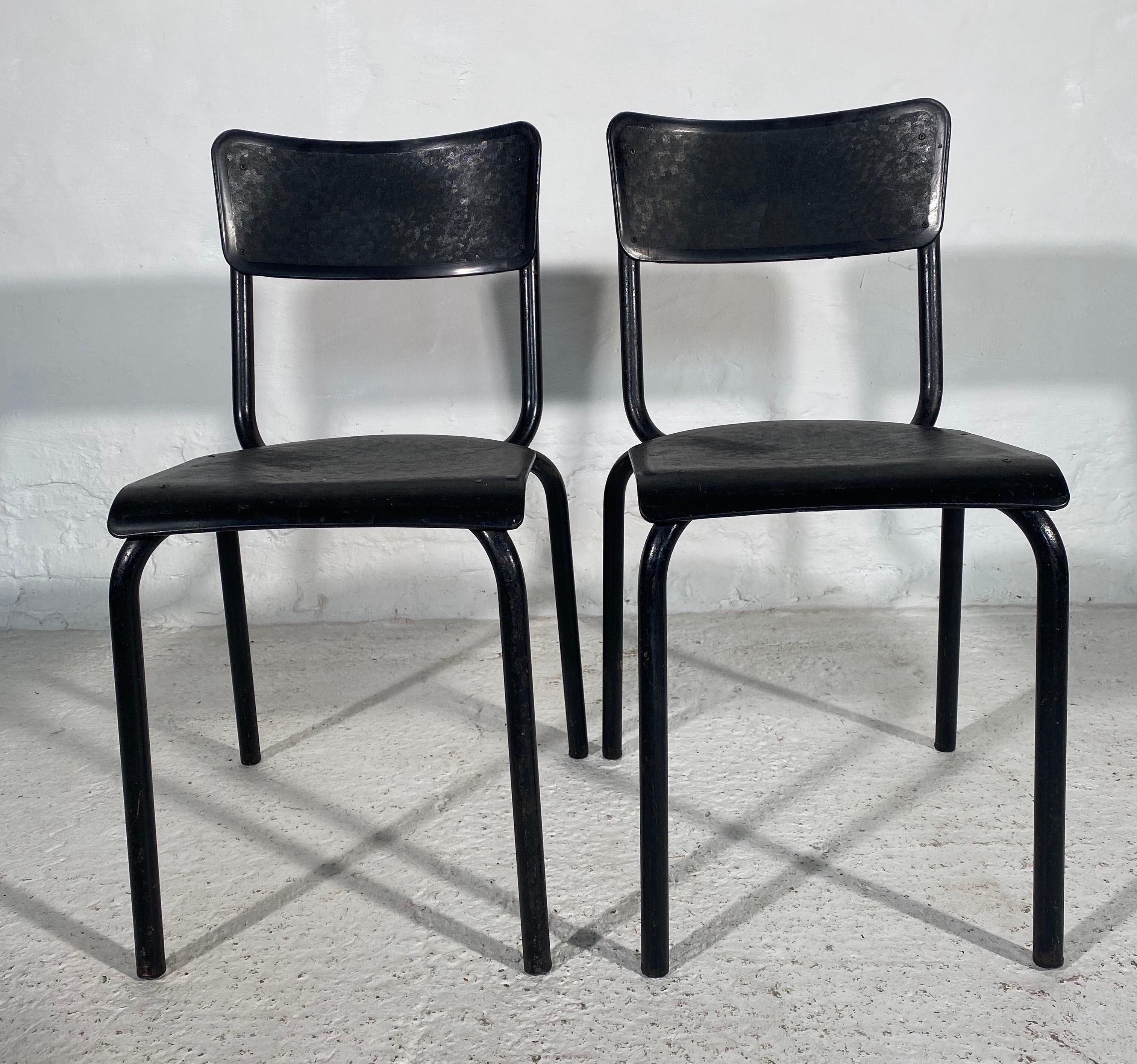 Guarich for Meurop set of Six Stacking Chairs, 
Red, Blue and Black,
1960s
 8