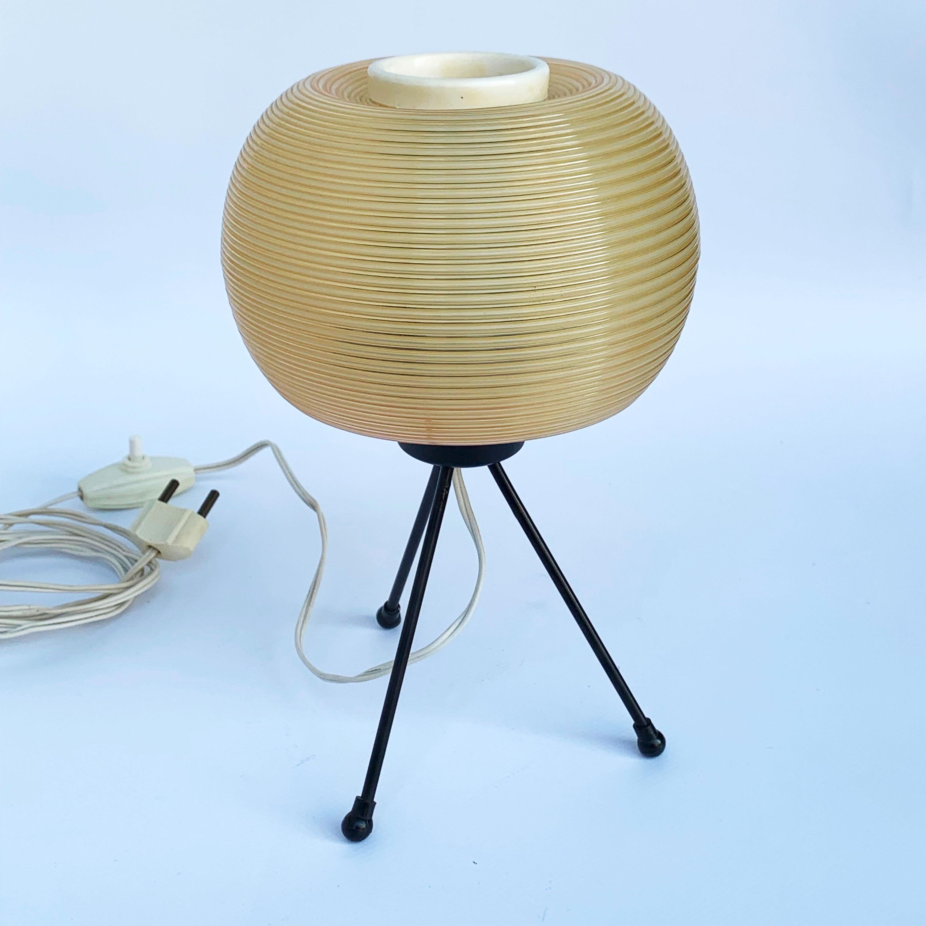 Mid-Century Modern Guariche and Motte Midcentury Rotaflex French Table Lamp for Disderot, 1950s