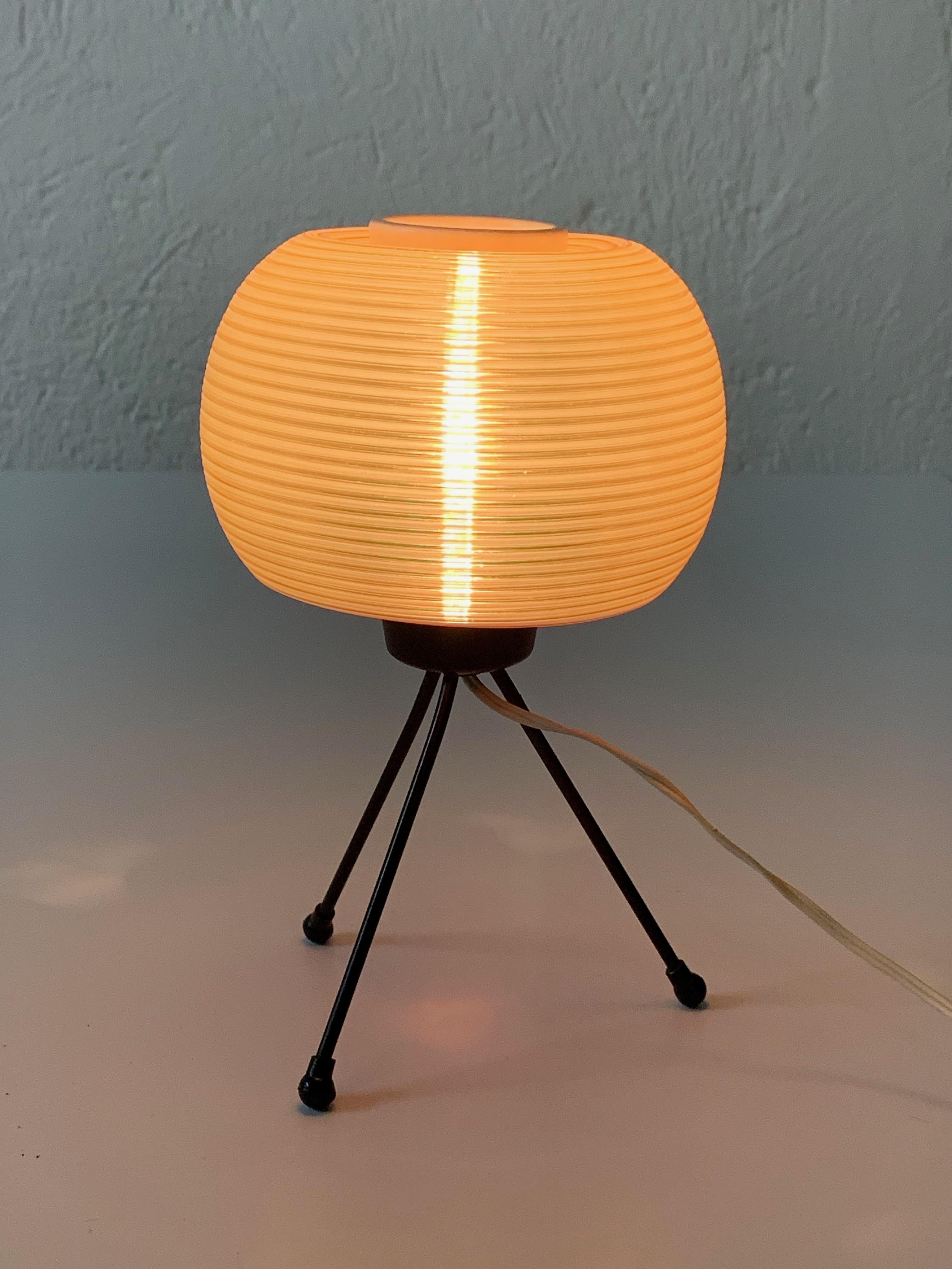 Guariche and Motte Midcentury Rotaflex French Table Lamp for Disderot, 1950s 1