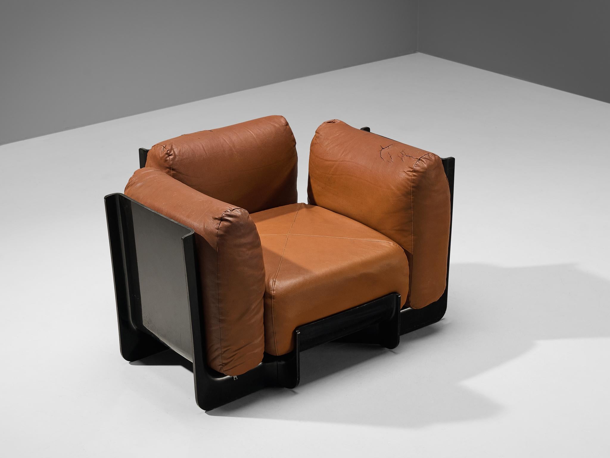 Guarnacci, Padovano & Claudio Vagnoni 'Duna' Lounge Chairs with Ottoman 3