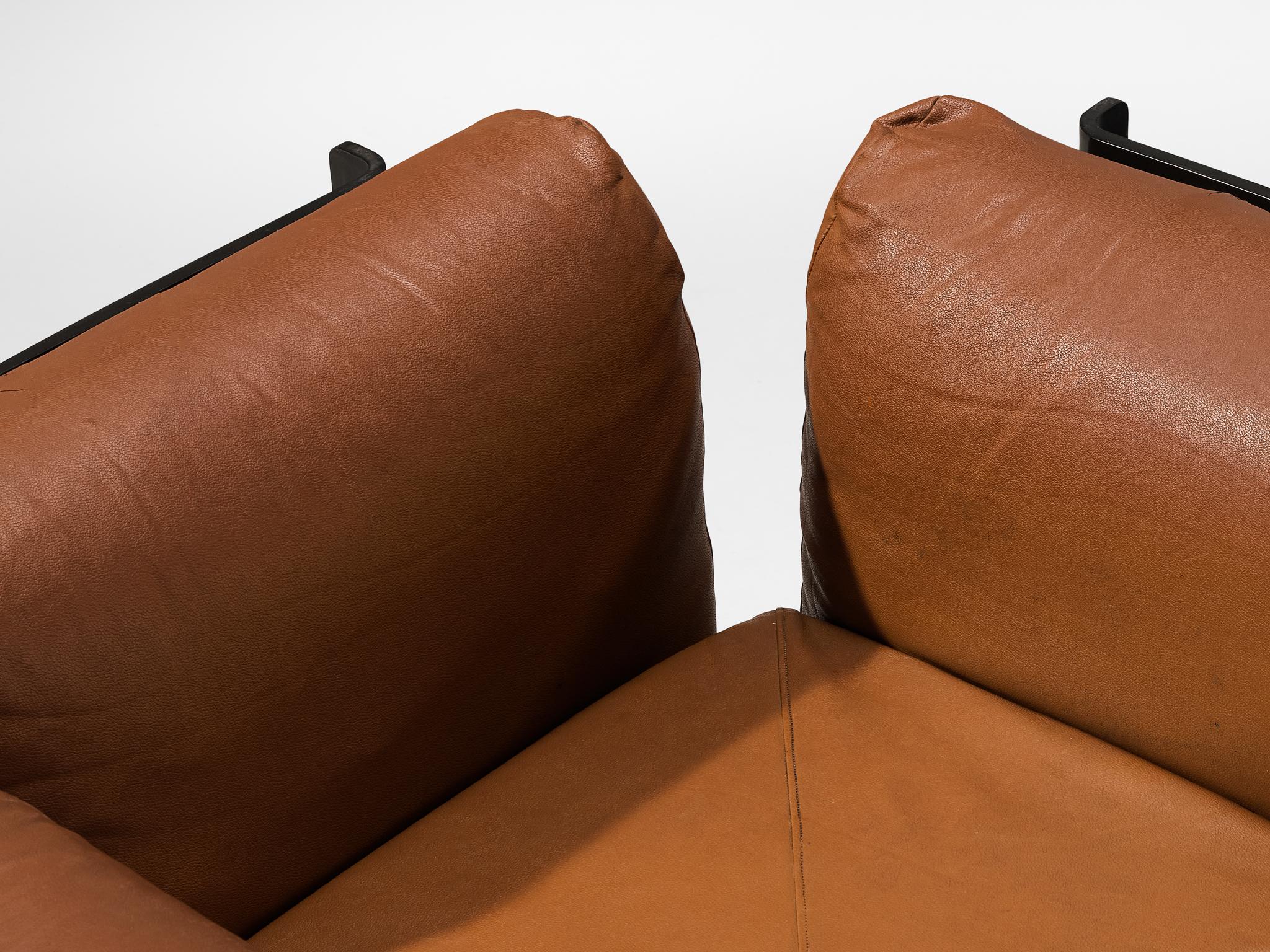 Guarnacci, Padovano & Claudio Vagnoni 'Duna' Lounge Chairs with Ottoman 4