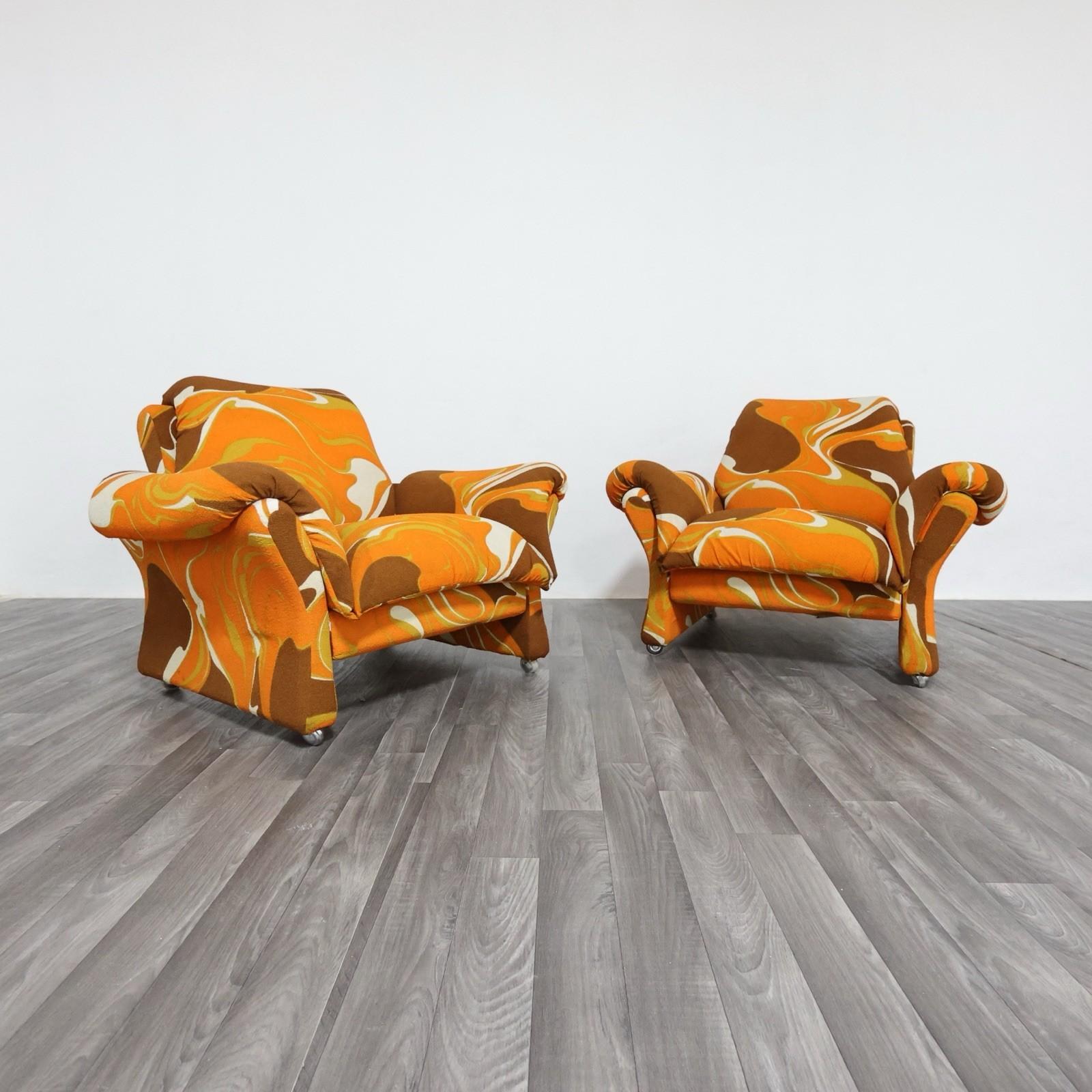 italien Guarnacci Padovano Vagnoni Coppia Di Poltrone 1P Mod. Ionica Design/One 70 en vente