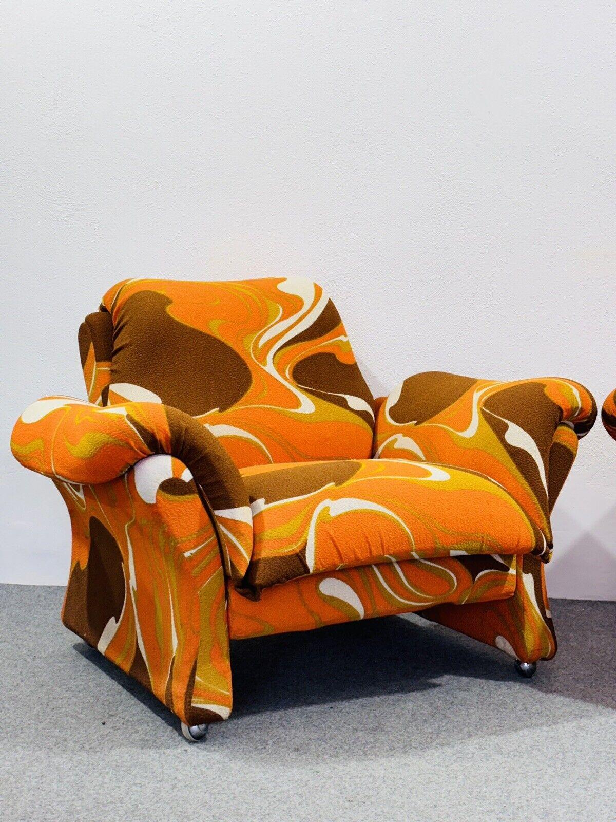 Late 20th Century Guarnacci Padovano & Vagnoni Coppia Di Poltrone 1P Mod.Ionica Space Age Design For Sale