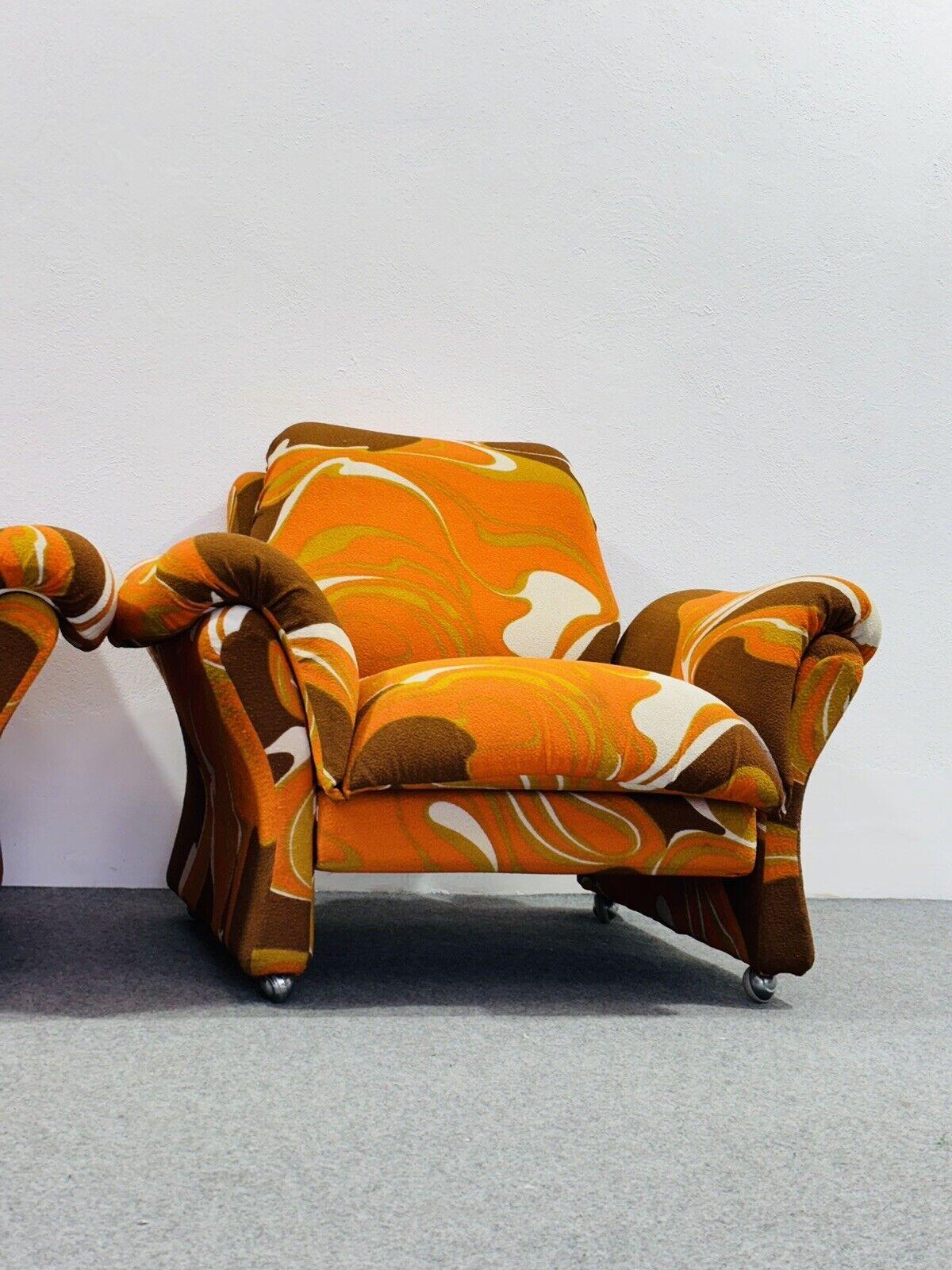Guarnacci Padovano & Vagnoni Coppia Di Poltrone 1P Mod.Ionica Space Age Design For Sale 1