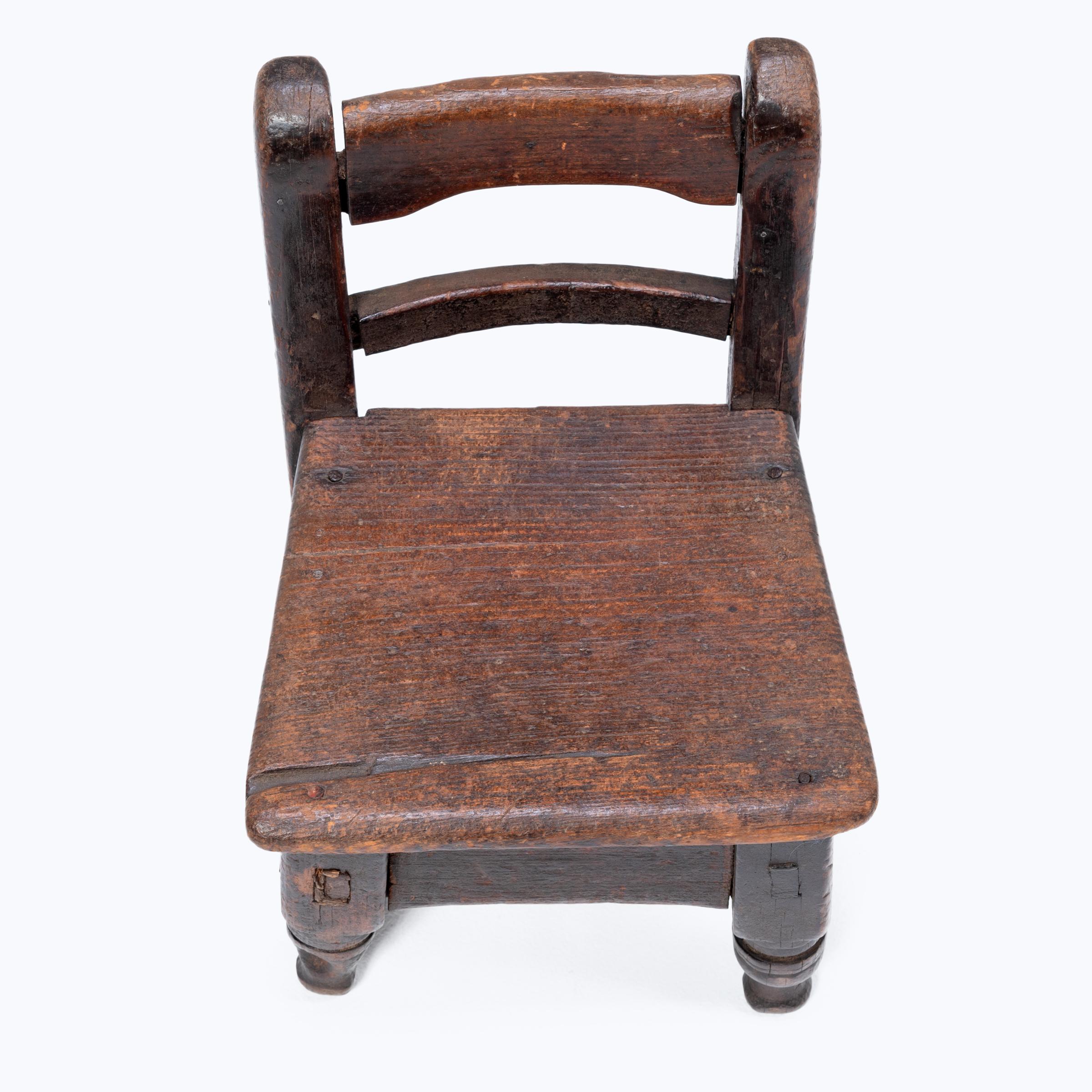 20th Century Guatemalan Child's Chair, circa 1900 For Sale