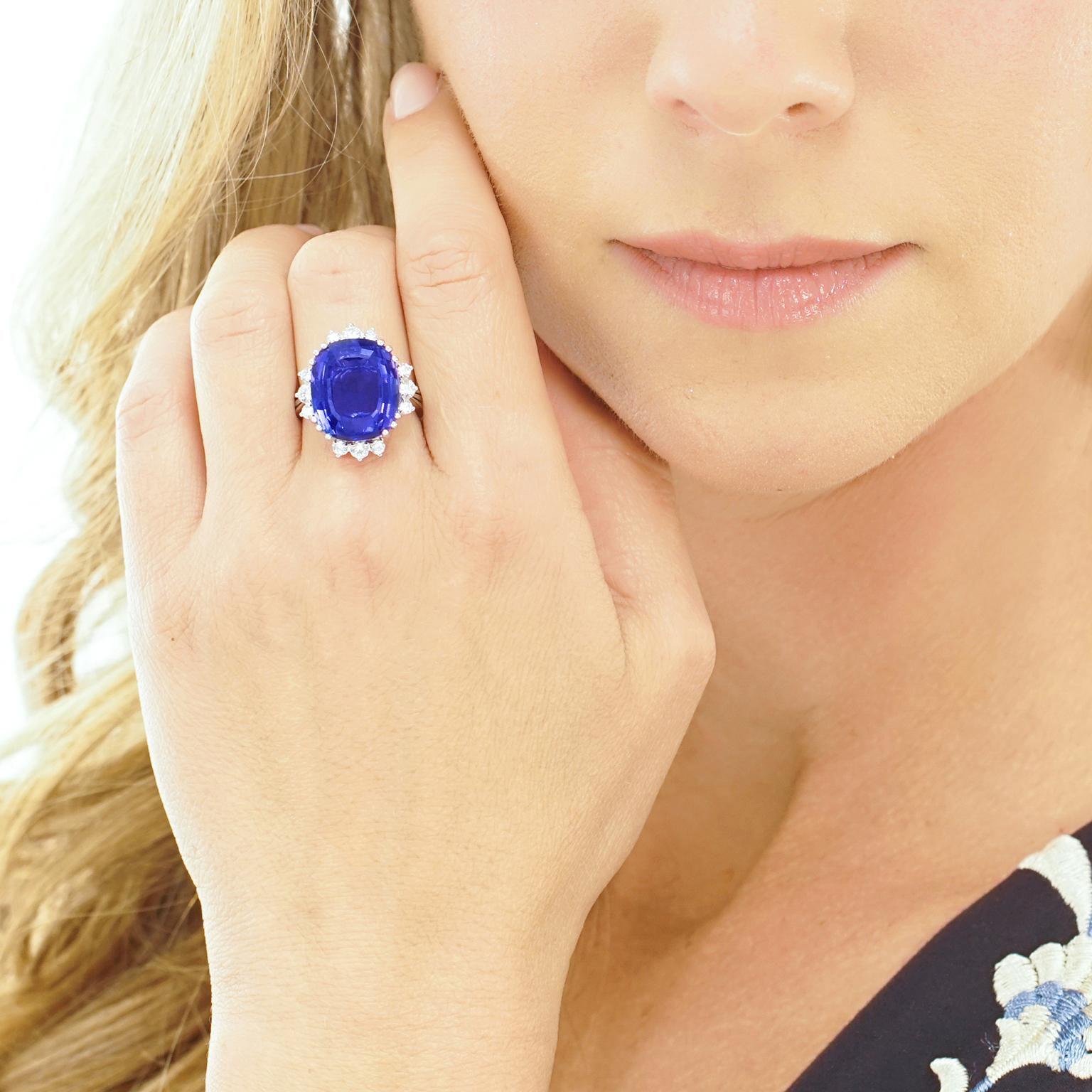 tanzanite 15 carat
