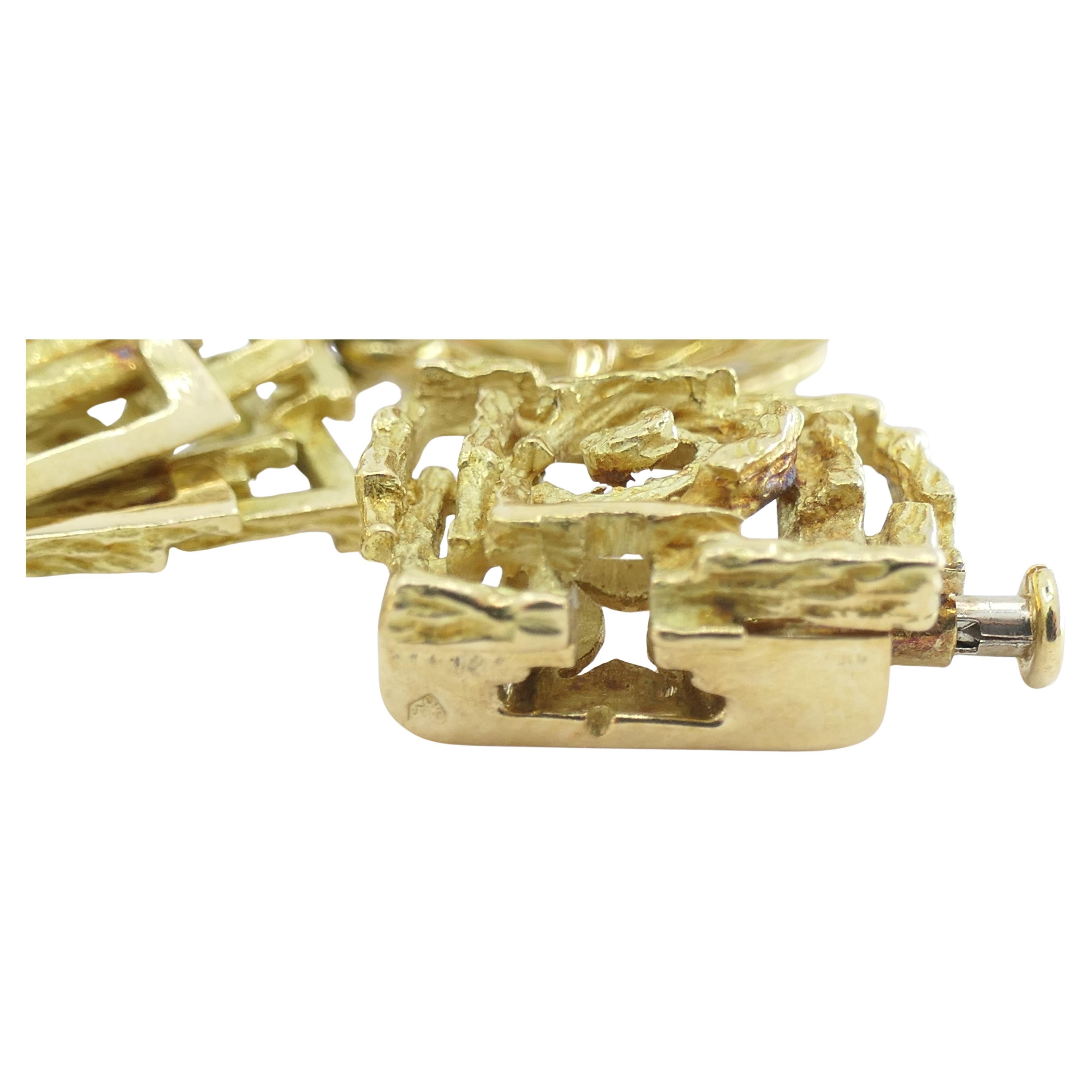 Chaumet 18k Gold Bracelet Necklace Set For Sale 5