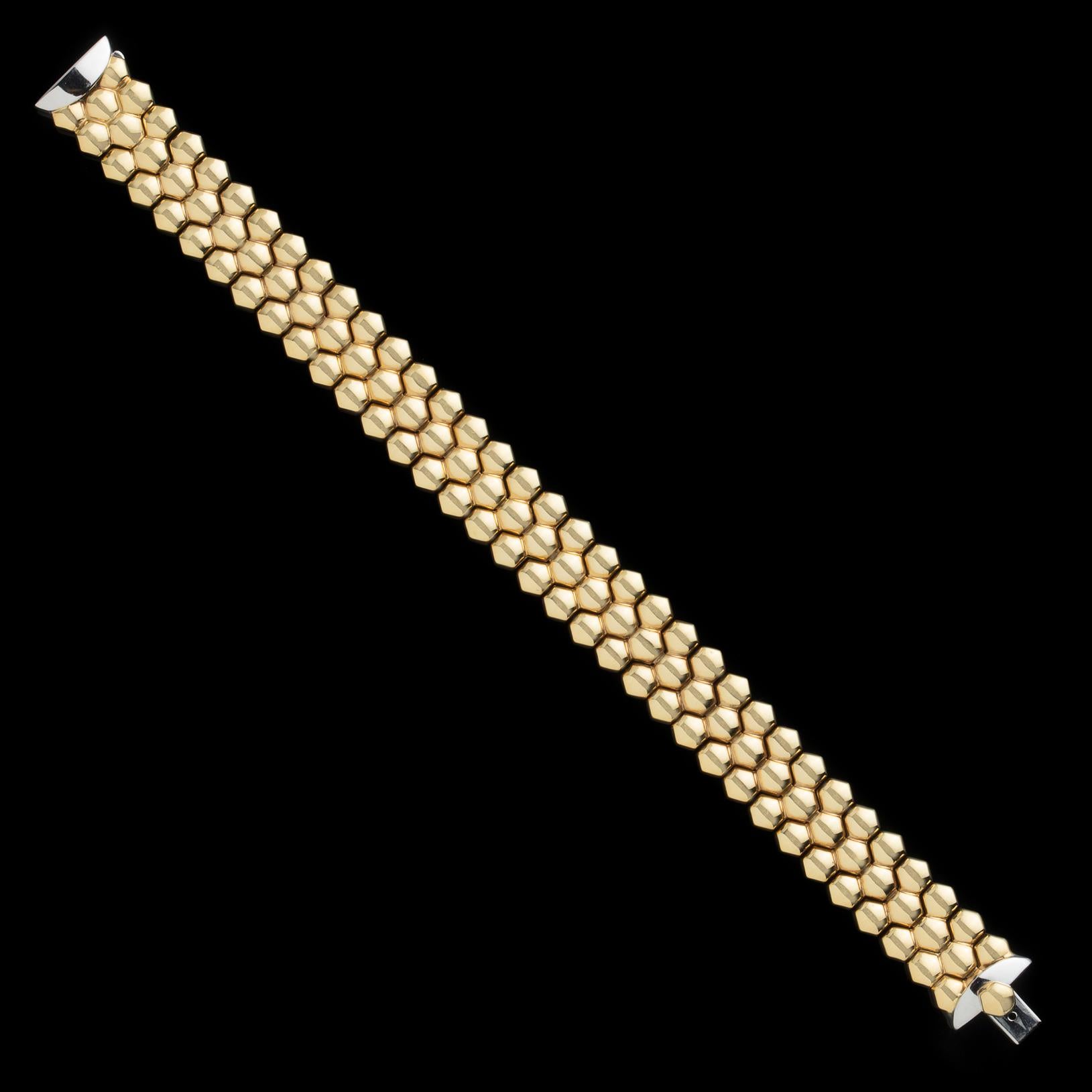 Women's Gubelin 18 Karat Gold Strap Bracelet