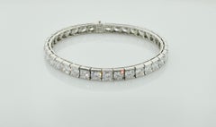 Bracciale Gübelin in oro bianco e diamanti - 12,20 carati di pura brillantezza