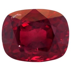 Gubelin Certified  2.01 Carat Unheated Natural Mogok Burma Ruby Loose Stone