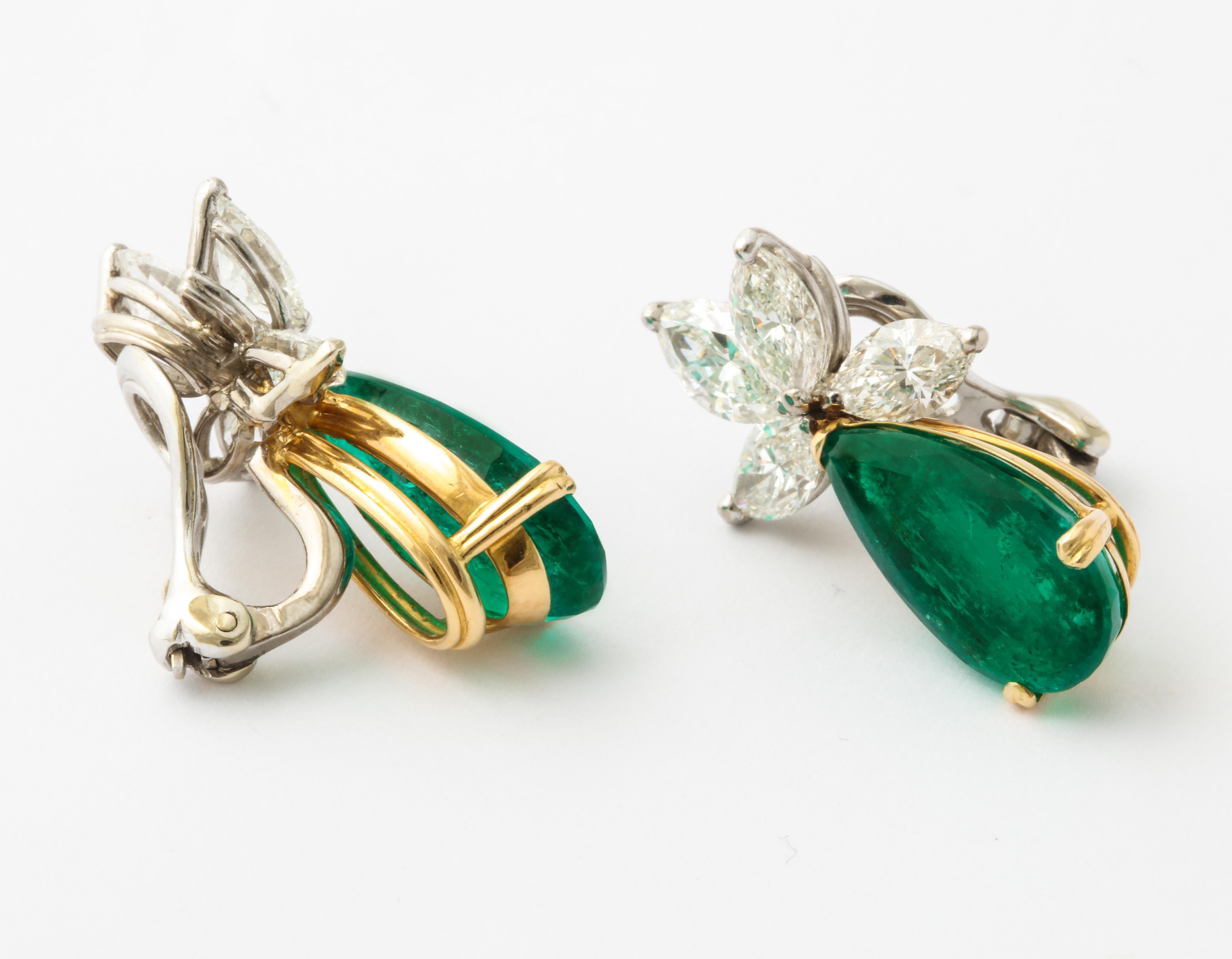 columbian emerald earrings