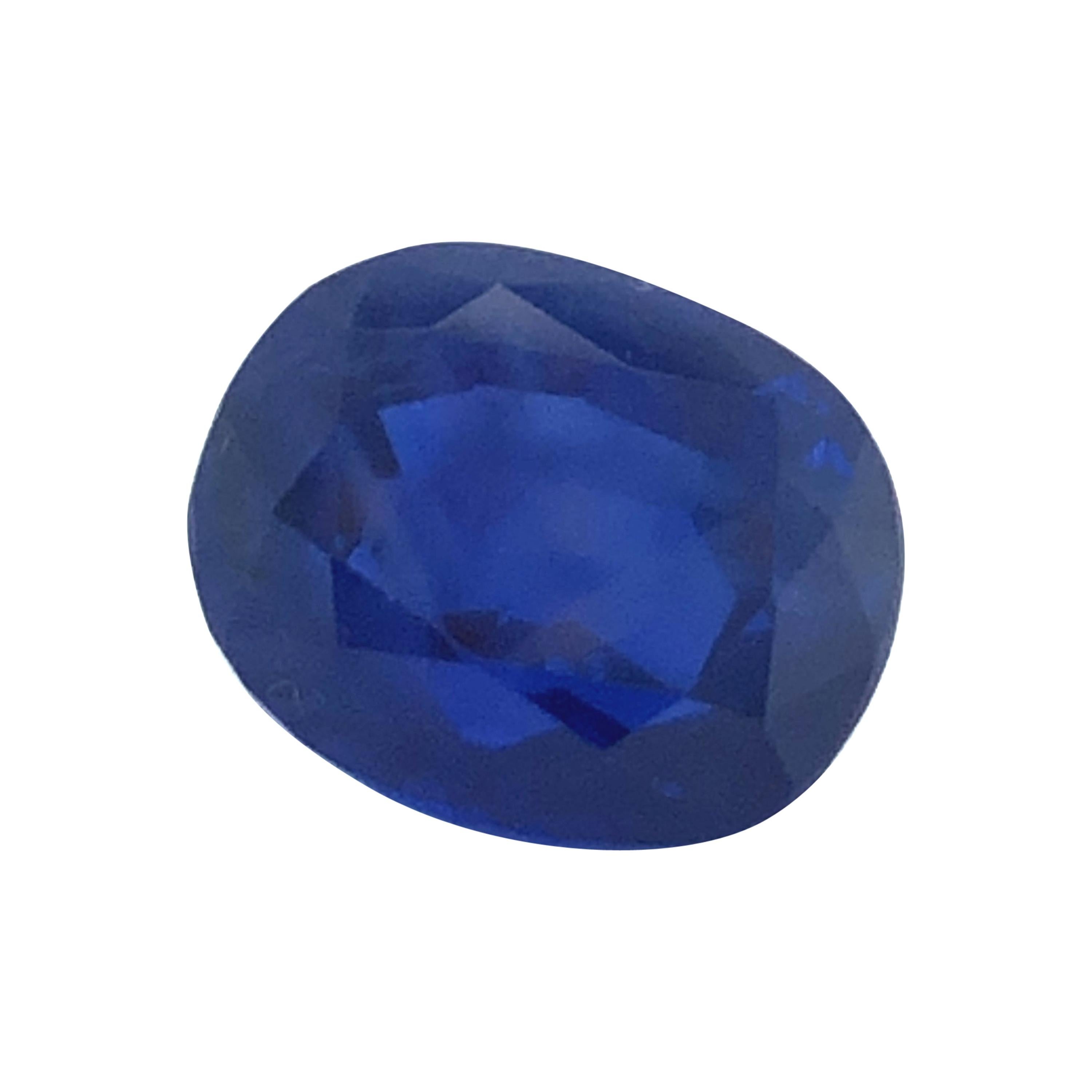 Gübelin Certified Unheated Burma Sapphire of 9.62 Carat