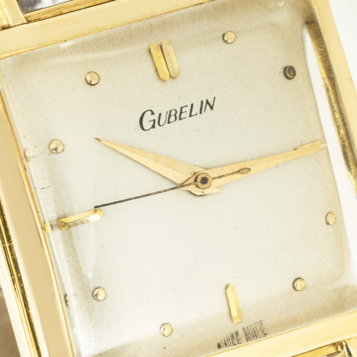 Men's Gübelin Cioccolatone Yellow Gold 32mm 2029 For Sale