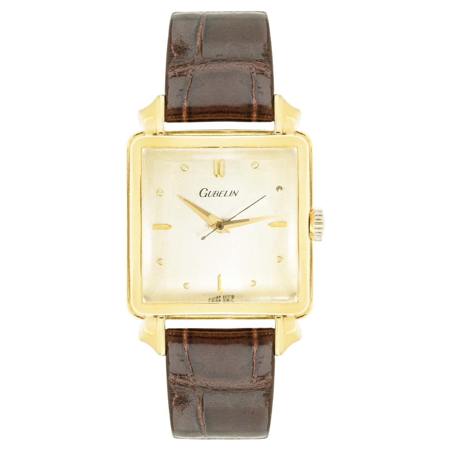 Gübelin Cioccolatone Yellow Gold 32mm 2029 For Sale