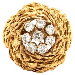 Gubelin Diamond Ring in 18 Karat Yellow and White Gold