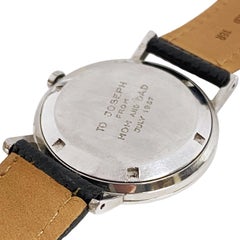 Gubelin for Tiffany & Co. Vintage Steel Automatic Wrist Watch