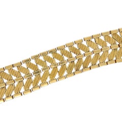 Gubelin Bracciale Chevron in oro