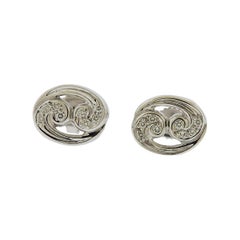 Gubelin Gold Diamond Cancer Zodiac Sign Stud Earrings