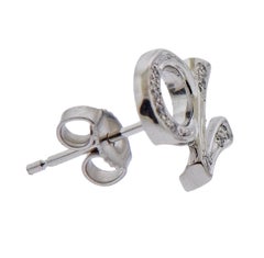 Gubelin Gold Diamond Capricorn Zodiac Sign Stud Earrings