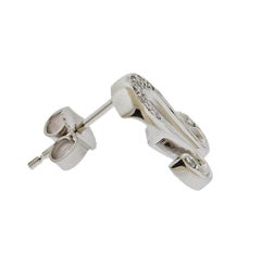 Gubelin Gold Diamond Leo Zodiac Sign Stud Earrings