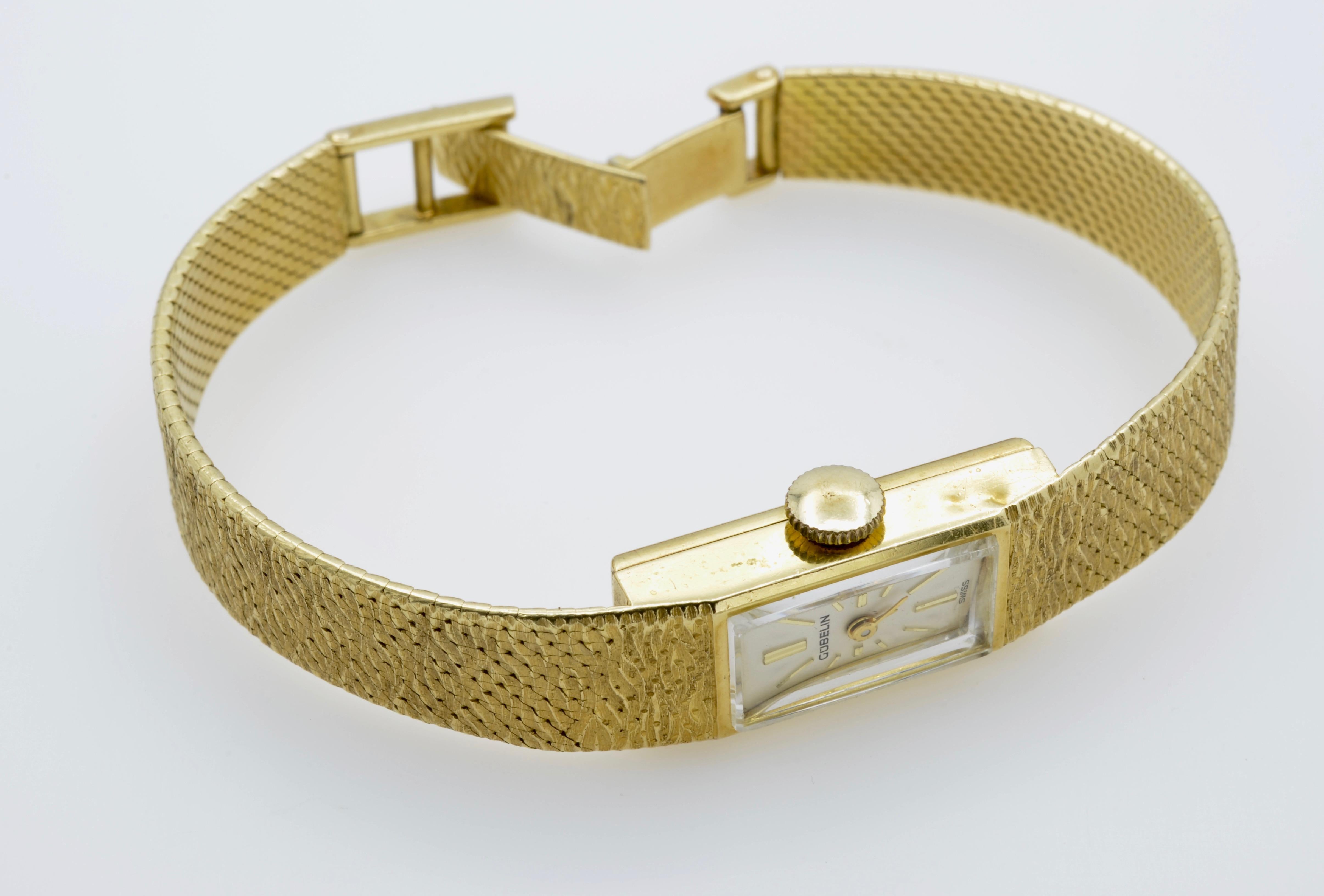gubelin 18k gold watch