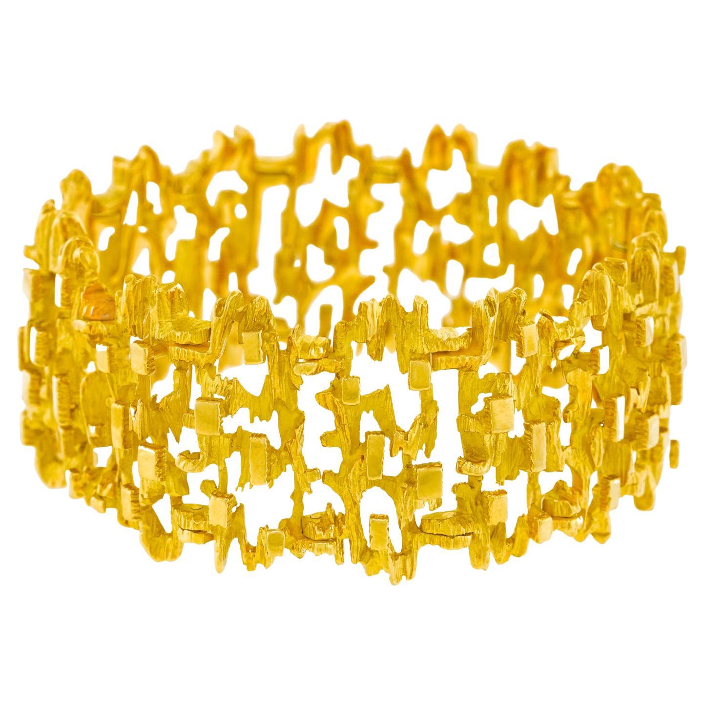 Gubelin Modernist Gold Bracelet