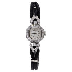 Vintage Gubelin Platinum diamond cocktail watch