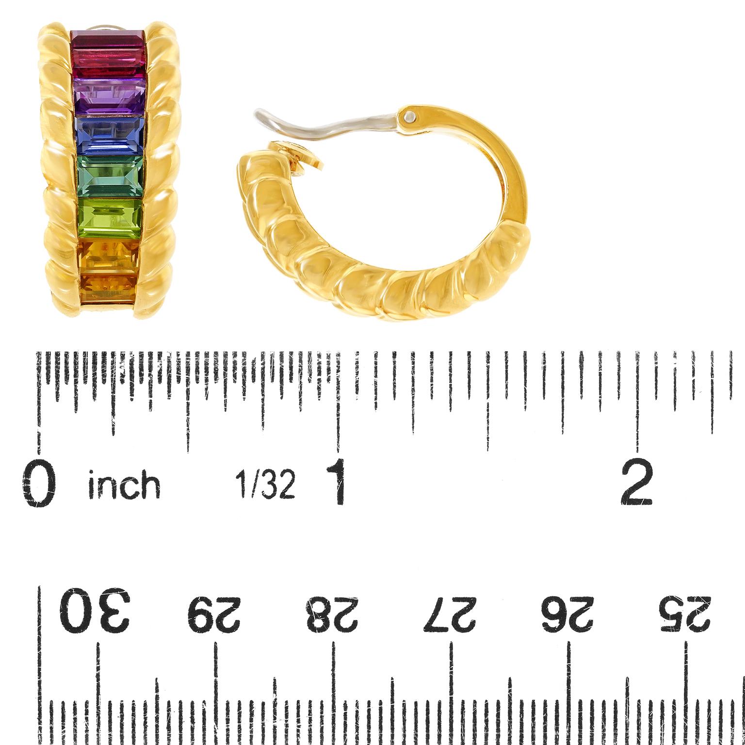 Gubelin Rainbow Earrings For Sale 1