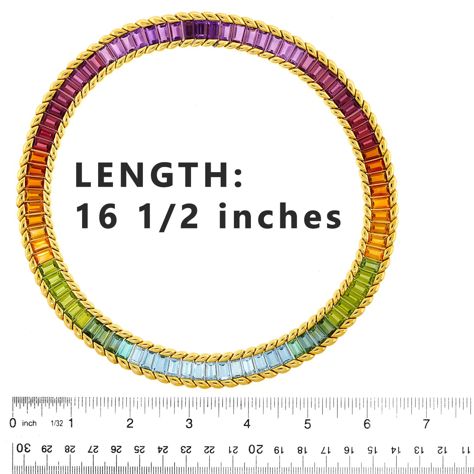 Gubelin Rainbow Necklace For Sale 1
