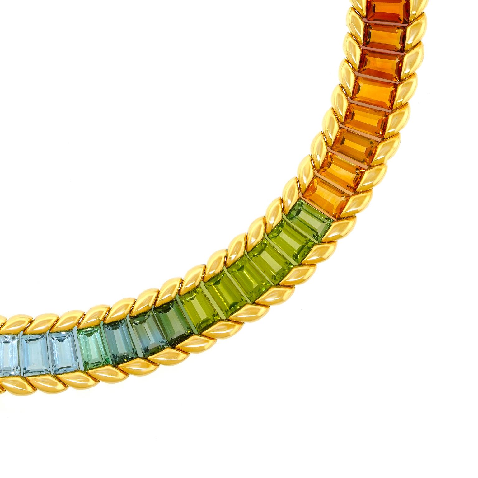 Gubelin Rainbow Necklace For Sale 2