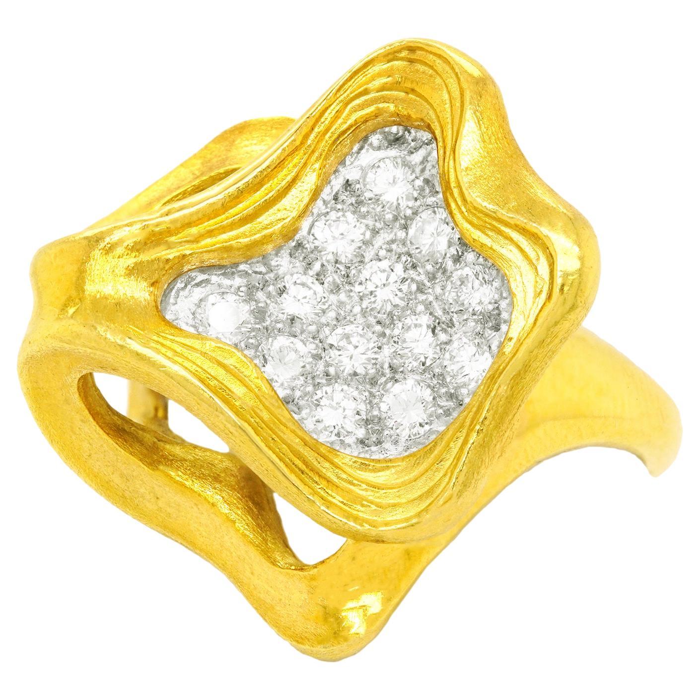 Gubelin Swiss Modern Ring For Sale