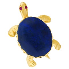 Broche en forme de tortue de Gubelin