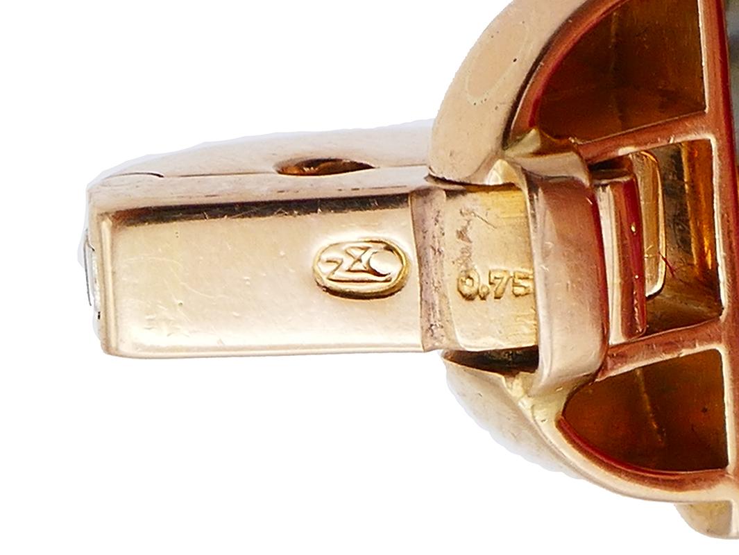 Gubelin Vintage Bracelet 18k Gold Sapphire Estate Jewelry 1