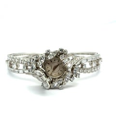 Gübelin Vintage Ladies Watch in Platinum with Diamonds