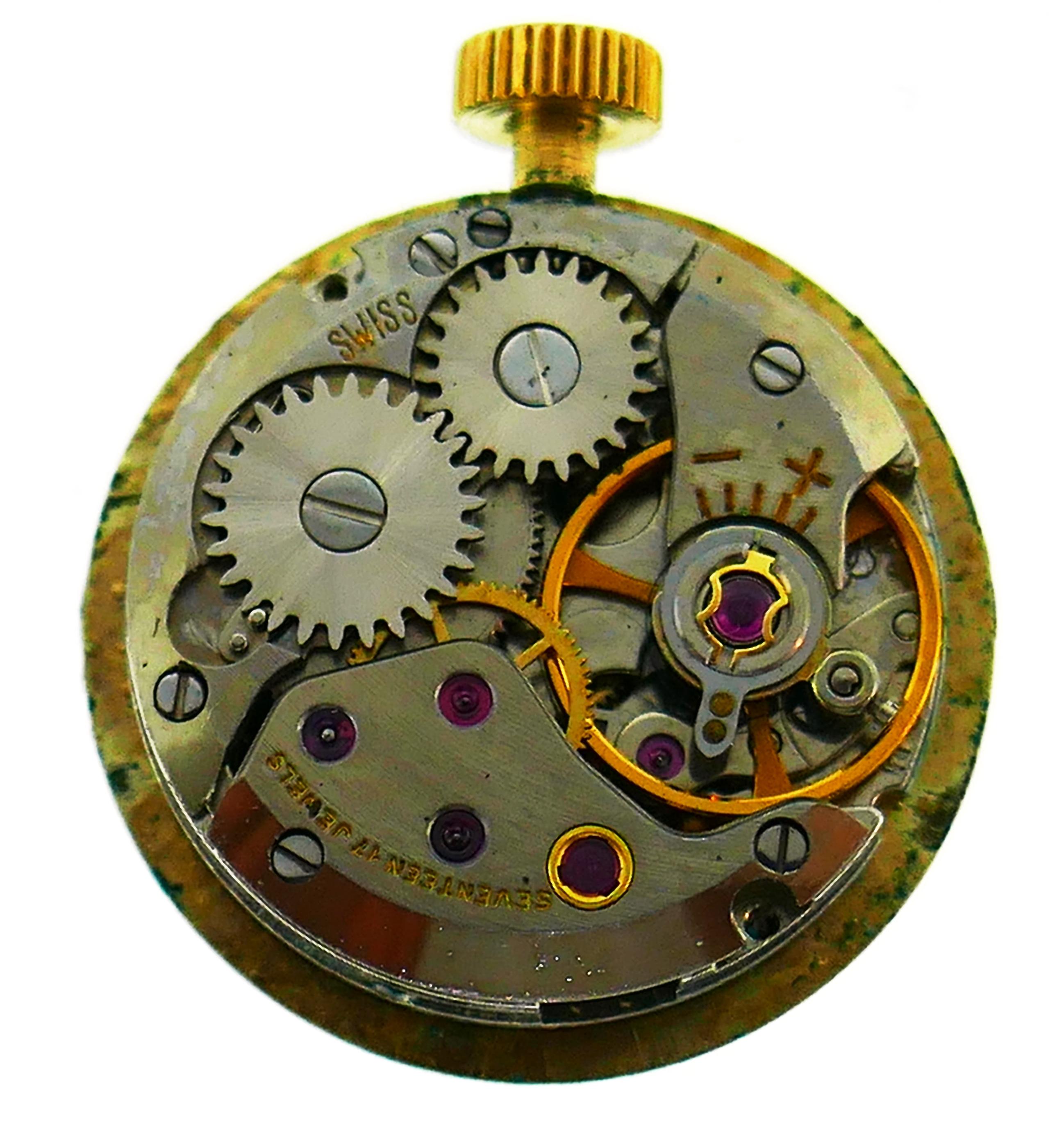 Gubelin Yellow Gold Bracelet Mechanical Wristwatch 4