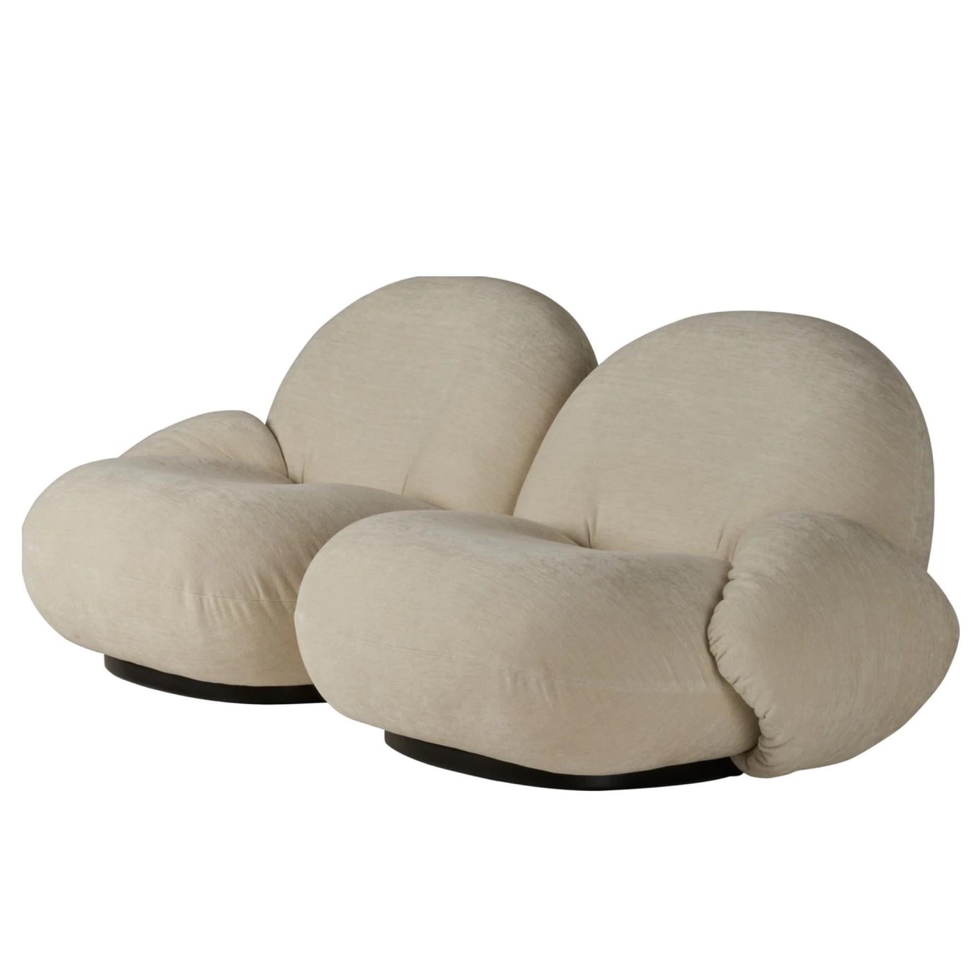 Gubi 3-Seater Pacha Sofa with Armrests Designed by Pierre Paulin For Sale 2