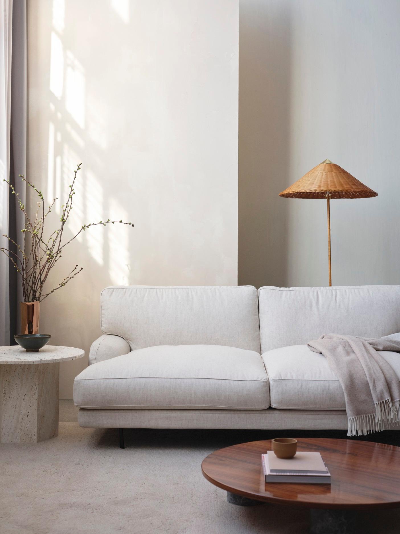 Gubi 9602 Canvas Shade Floor Lamp by Paavo Tynell en stock en vente 5