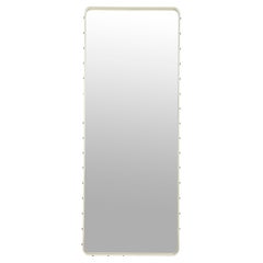 Espejo de pared GUBI Adnet Piel crema 70 x 180 cm by Jacques Adnet