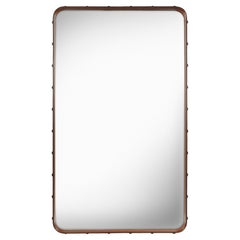Espejo de pared GUBI Adnet Piel tostada 70 x 115 cm by Jacques Adnet