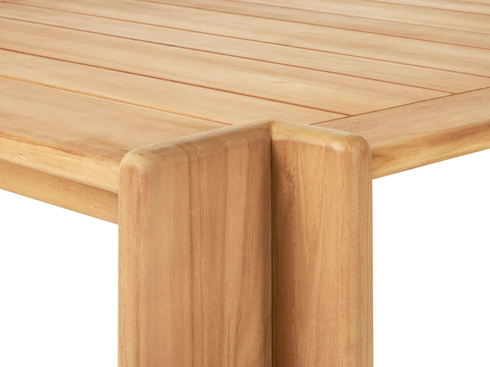 Gubi Atmosfera Natural teak Dining Table Designed by GUBI For Sale 6