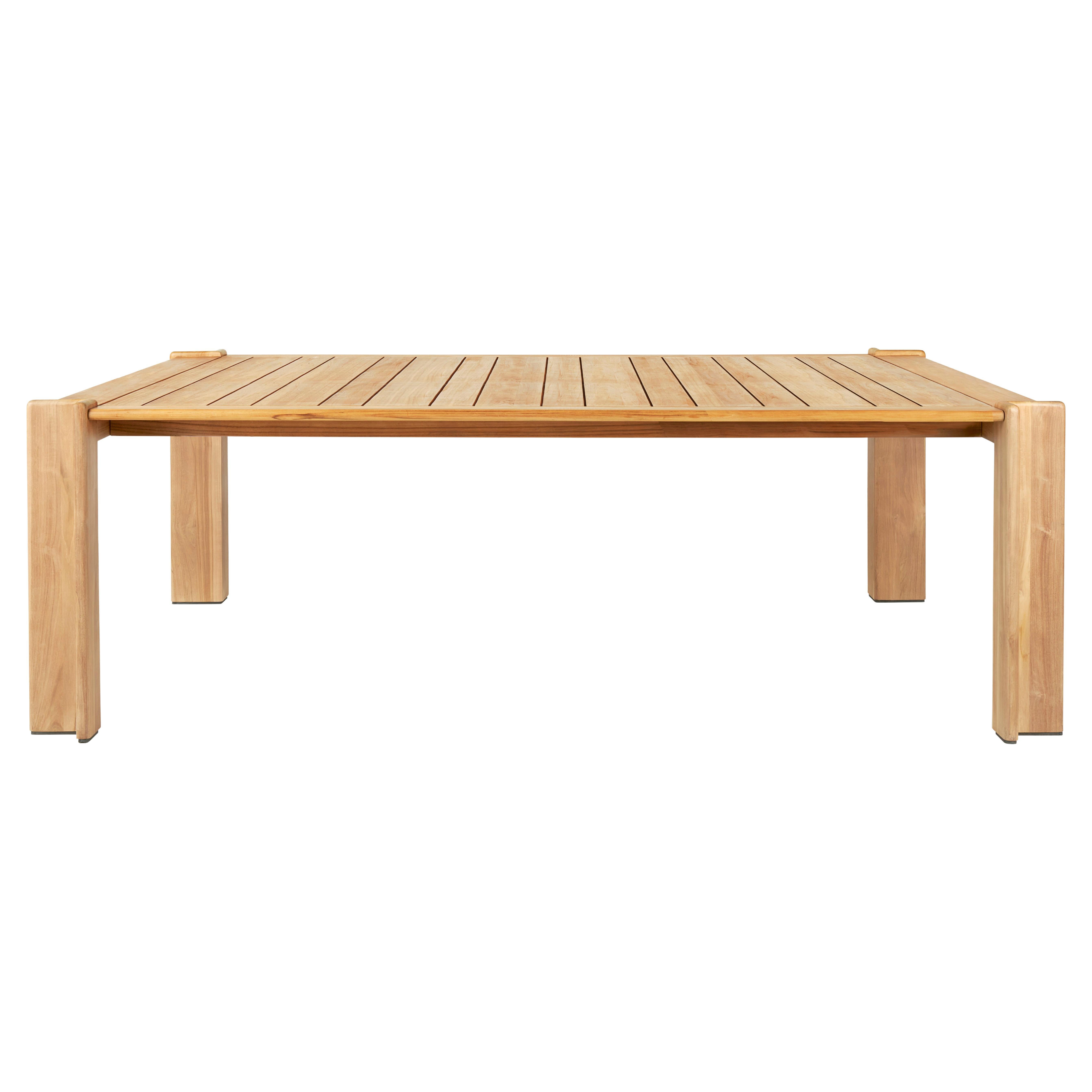 GUBI Table de salle à manger d'extérieur Atmosfera 209 x 105 cm