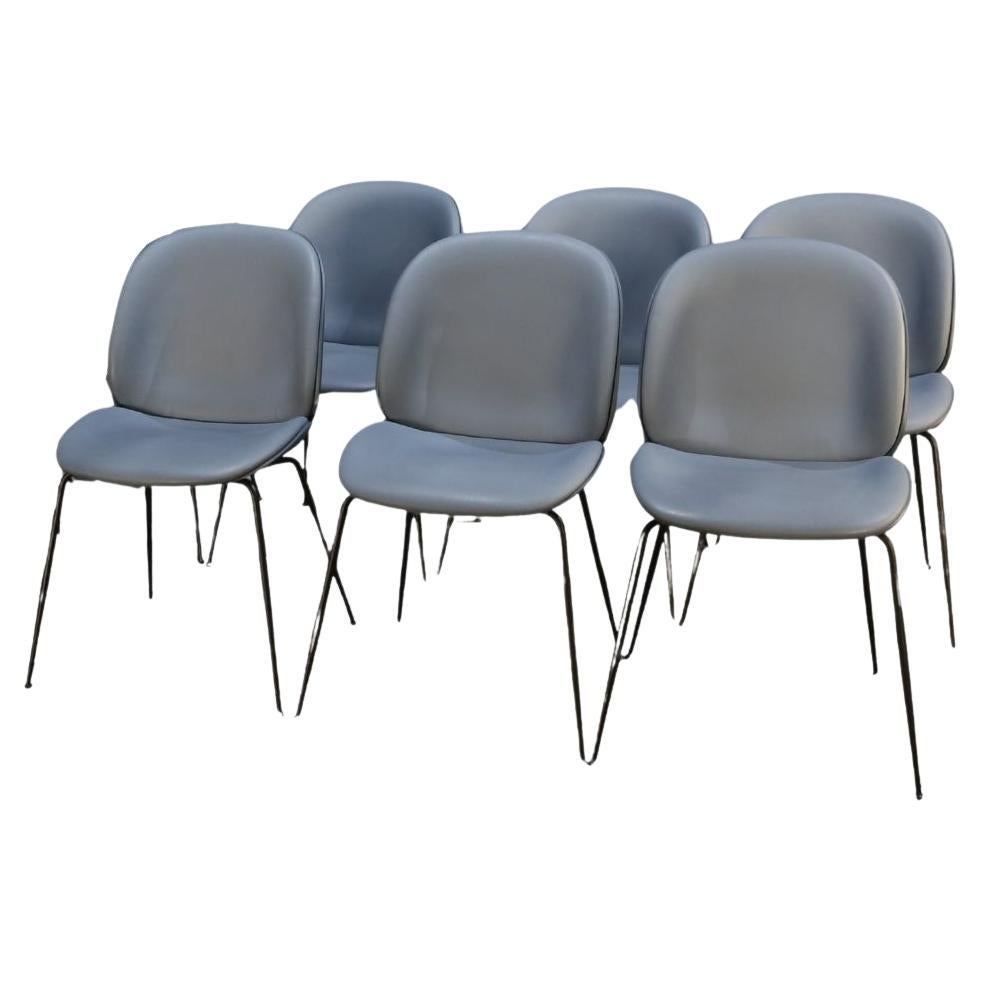 Gubi Beetle Dining Chair by GamFratsei, Set of Six en vente