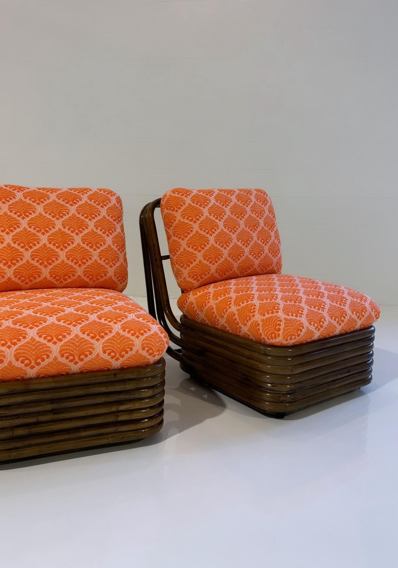 Gubi Sedia Bohemian 72 con cuscini in asciugamano The Row, due sedie disponibili in vendita 2