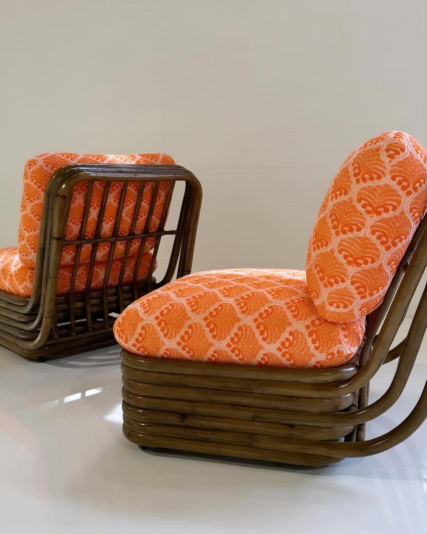 Gubi Sedia Bohemian 72 con cuscini in asciugamano The Row, due sedie disponibili in vendita 3