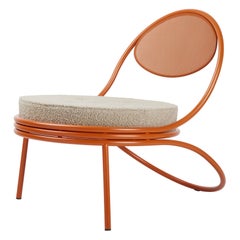 Gubi Copacabana Upholstered Lounge Chair by Mathieu Matégot