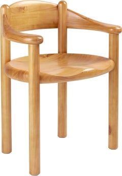 GUBI Daumiller Dining Armchair Golden Pine by Rainer Daumiller
