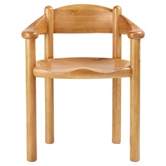 GUBI Daumiller Dining Armchair Golden Pine by Rainer Daumiller