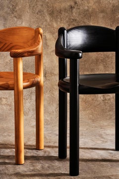 Gubi Daumiller Dining Armchair in Golden Pine by Rainer Daumiller