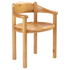 Gubi Daumiller Dining Armchair in Golden Pine by Rainer Daumiller
